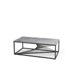 COFFEE TABLE INFINITY 2, GRAY MARBLE / BLACK order